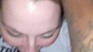 Snowbunny sucks bbc