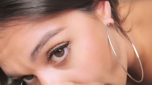 LATINA MILF GIVES DADDY THE BEST BLOWJOB POV – LEXIS STAR